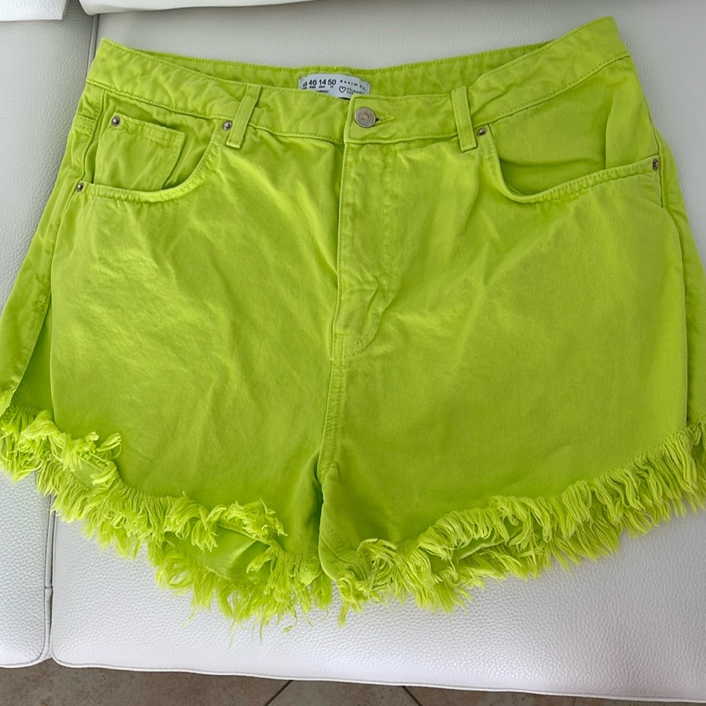Neon Green Shorts